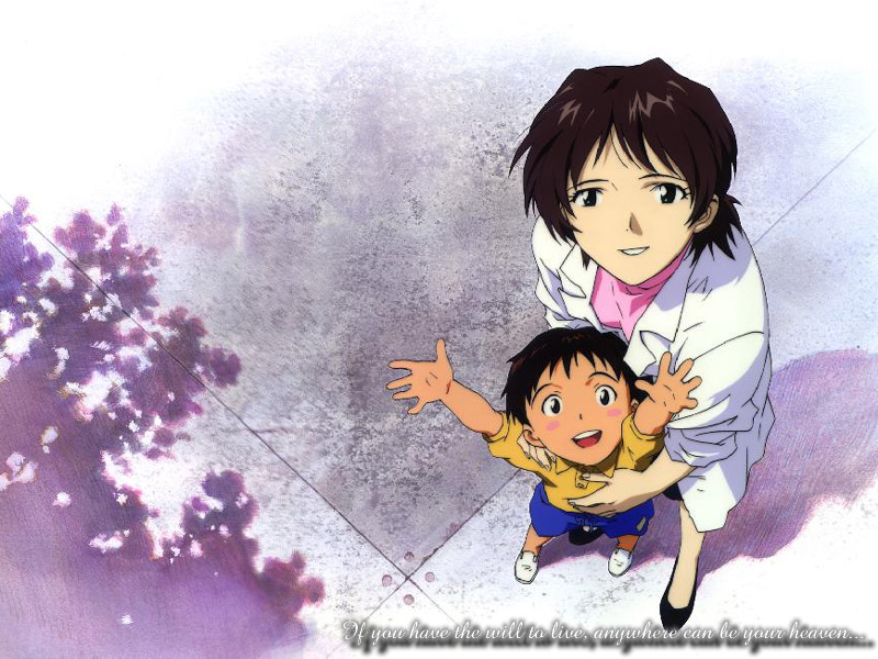 shinji and mother?